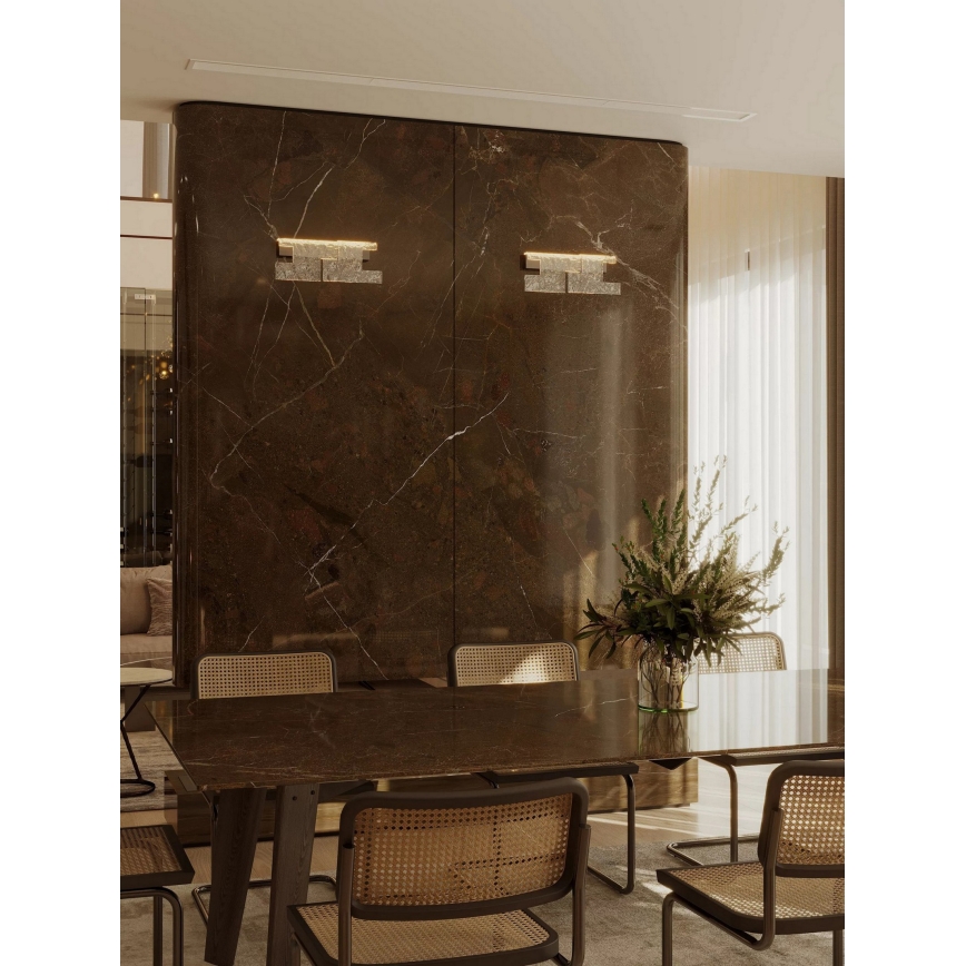 MAXLIGHT W0442 - Applique a LED EVEREST LED/7W/230V marrone