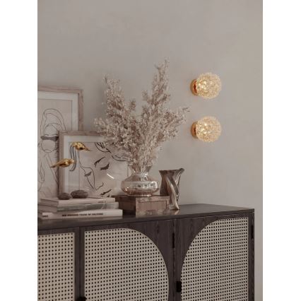 MAXLIGHT W0443 - Lampada da parete RITA 1xG9/5W/230V dorata