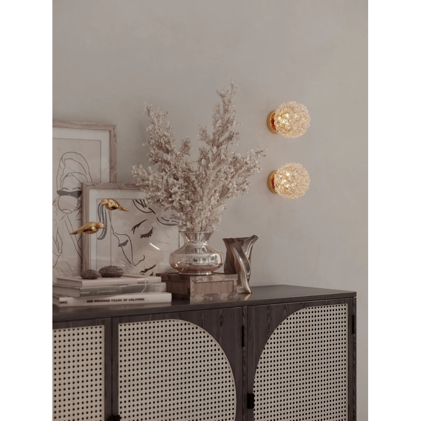 MAXLIGHT W0443 - Lampada da parete RITA 1xG9/5W/230V dorata