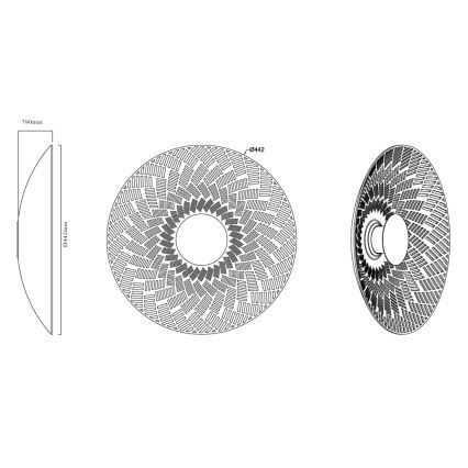 MAXLIGHT W0456 - Lampada da parete MISAKI LED/6W/230V CRI 95 nera