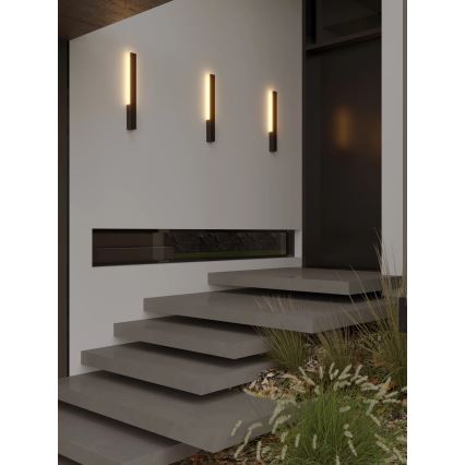 MAXLIGHT W0458 - Applique da esterno KAPRUN LED/6W/230V CRI 93 IP65 nera