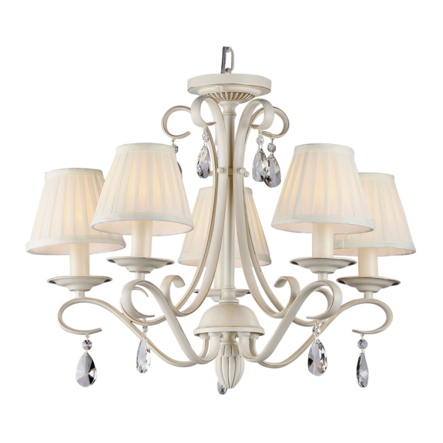 Maytoni ARM172-05-G - Lampadario a sospensione con catena BRIONIA 5xE14/40W/230V