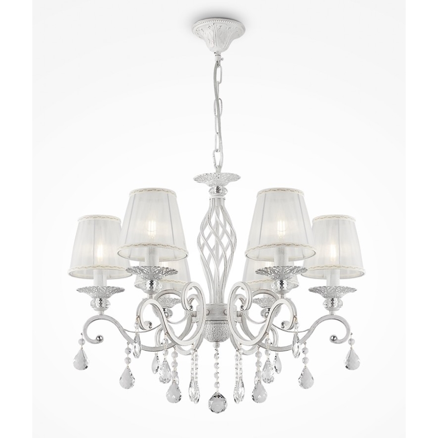 Maytoni ARM247-06-G - Lampadario a sospensione con catena GRACE 6xE14/40W/230V