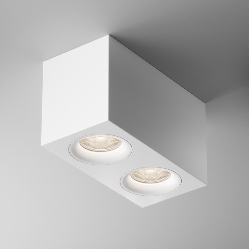 Maytoni C013CL-02W - Faretto SLIM 2xGU10/50W/230V bianco