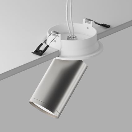 Maytoni C048CL-U-1WS - Faretto da incasso FOCUS 1xGU10/10W/230V cromo lucido