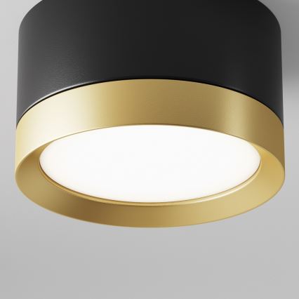 Maytoni C086CL-GX53-SRD-BG - Faretto HOOP 1xGX53/15W/230V nero/oro