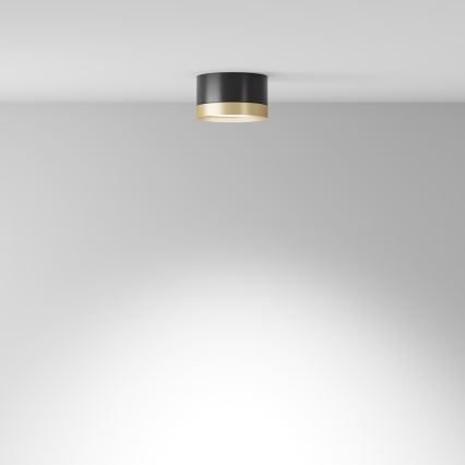 Maytoni C086CL-GX53-SRD-BG - Faretto HOOP 1xGX53/15W/230V nero/oro