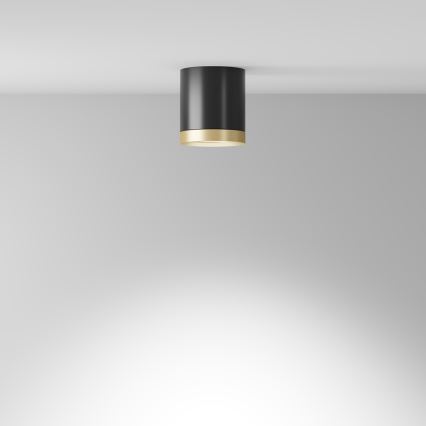 Maytoni C086CM-GX53-MRD-BG - Faretto HOOP 1xGX53/15W/230V nero/oro