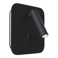 Maytoni C175-WL-01-6W-B - Luce Spot da parete a LED IOS LED/9W/230V nero