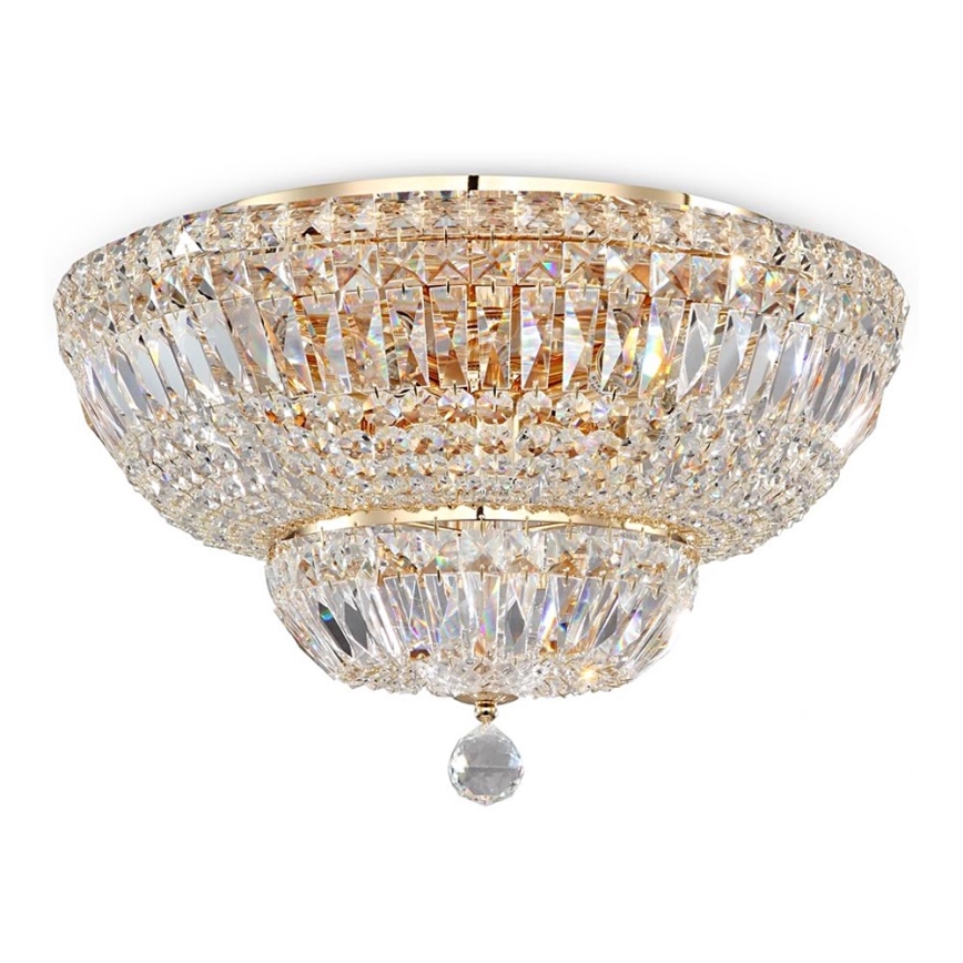 Maytoni DIA100-CL-12-G - Plafoniera BASFOR 12xE14/60W/230V oro