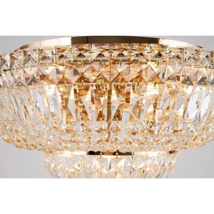 Maytoni DIA100-CL-12-G - Plafoniera BASFOR 12xE14/60W/230V oro