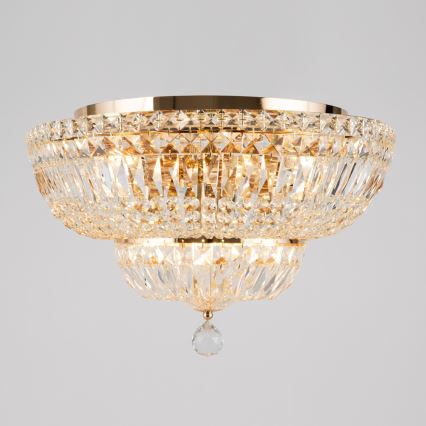 Maytoni DIA100-CL-12-G - Plafoniera BASFOR 12xE14/60W/230V oro