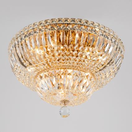 Maytoni DIA100-CL-12-G - Plafoniera BASFOR 12xE14/60W/230V oro