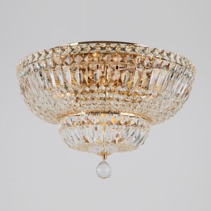 Maytoni DIA100-CL-12-G - Plafoniera BASFOR 12xE14/60W/230V oro