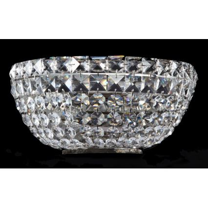 Maytoni DIA100-WL-02-N - Applique BASFOR 2xE14/60W/230V cromo opaco