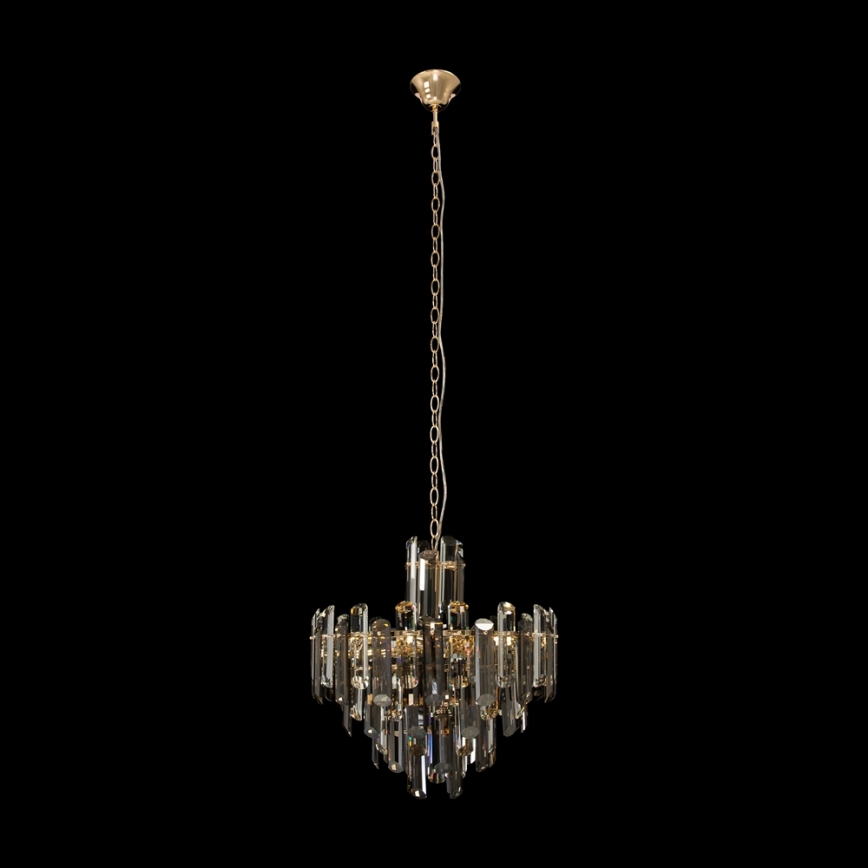 Maytoni DIA200PL-06G - Lampadario a sospensione con catena FLARE 6xE14/40W/230V