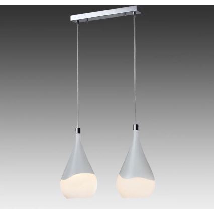 Maytoni F013-22-W - Lampadario su corda ICEBERG 2xE14/60W/230V