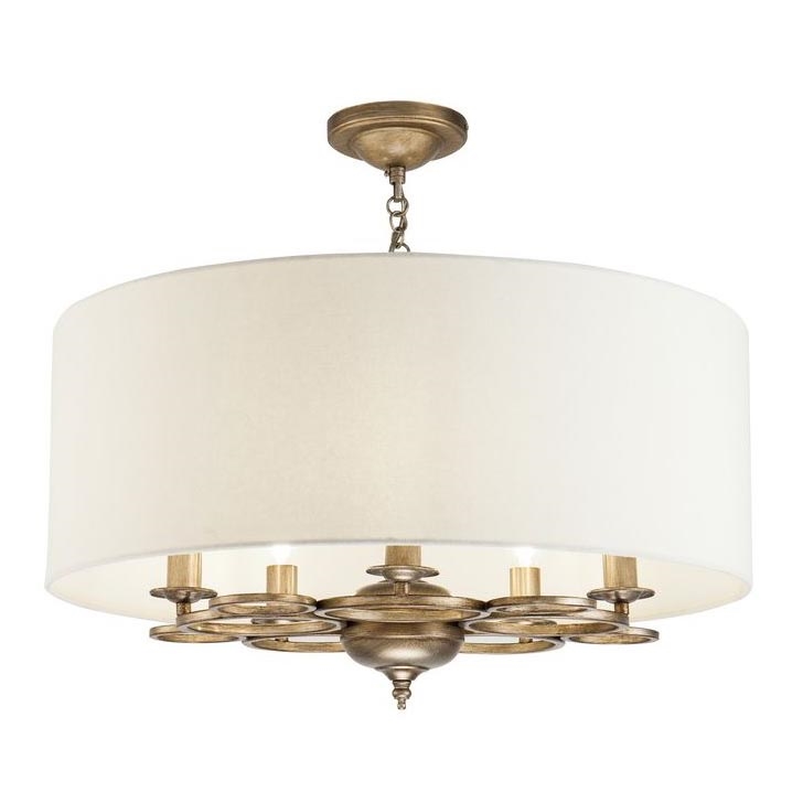 Maytoni H007PL-05G - Lampadario a sospensione con catena ANNA 5xE14/40W/230V