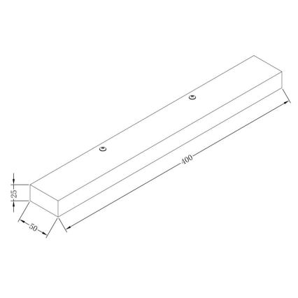 Maytoni MIR011WL-L9W4K - Applique a LED ORION LED/9W/230V bianco