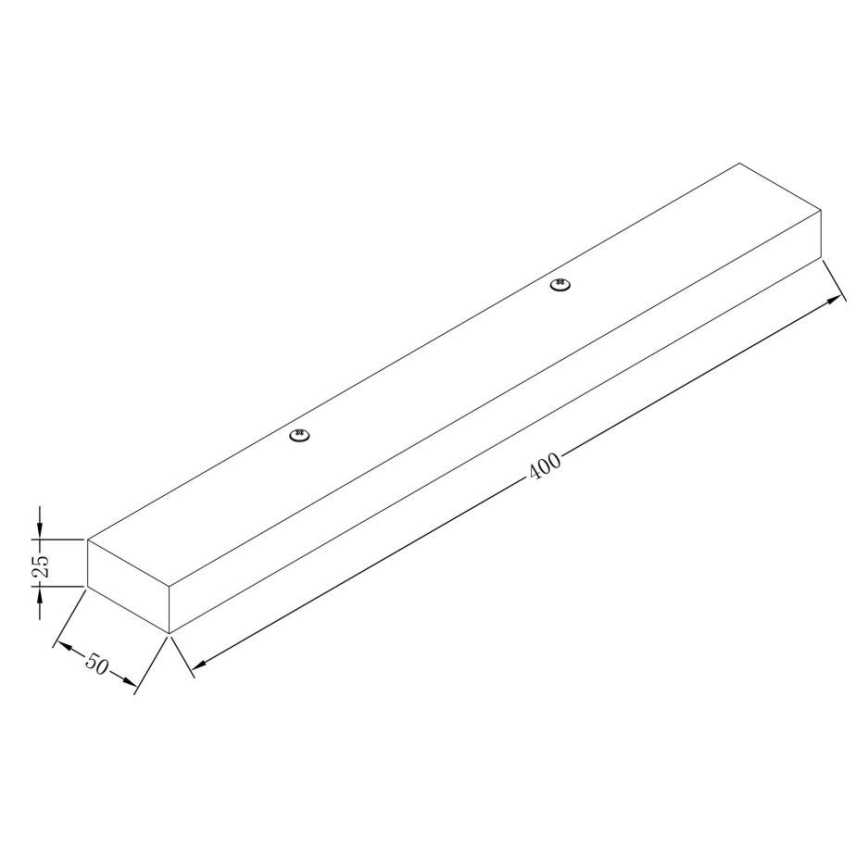 Maytoni MIR011WL-L9W4K - Applique a LED ORION LED/9W/230V bianco