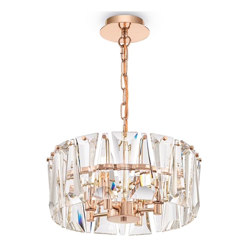 Maytoni MOD043PL-04G - Lampadario a sospensione con catena PUNTES 4xE14/60W/230V oro