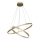 Maytoni MOD058PL-L74BS3K - Lampadario LED a sospensione con filo RIM LED/88W/230V 3000K diametro 80 cm oro