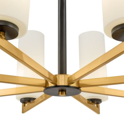 Maytoni MOD089PL-08BS - Lampadario a sospensione con supporto rigido FORTANO 8xE27/40W/230V