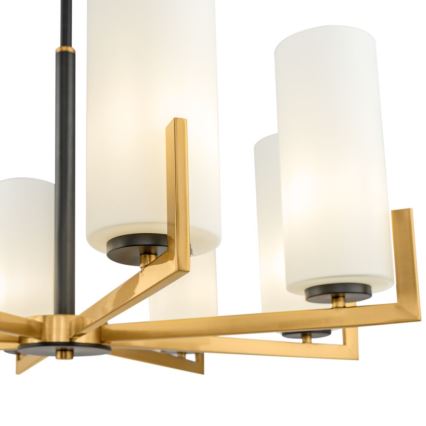 Maytoni MOD089PL-08BS - Lampadario a sospensione con supporto rigido FORTANO 8xE27/40W/230V