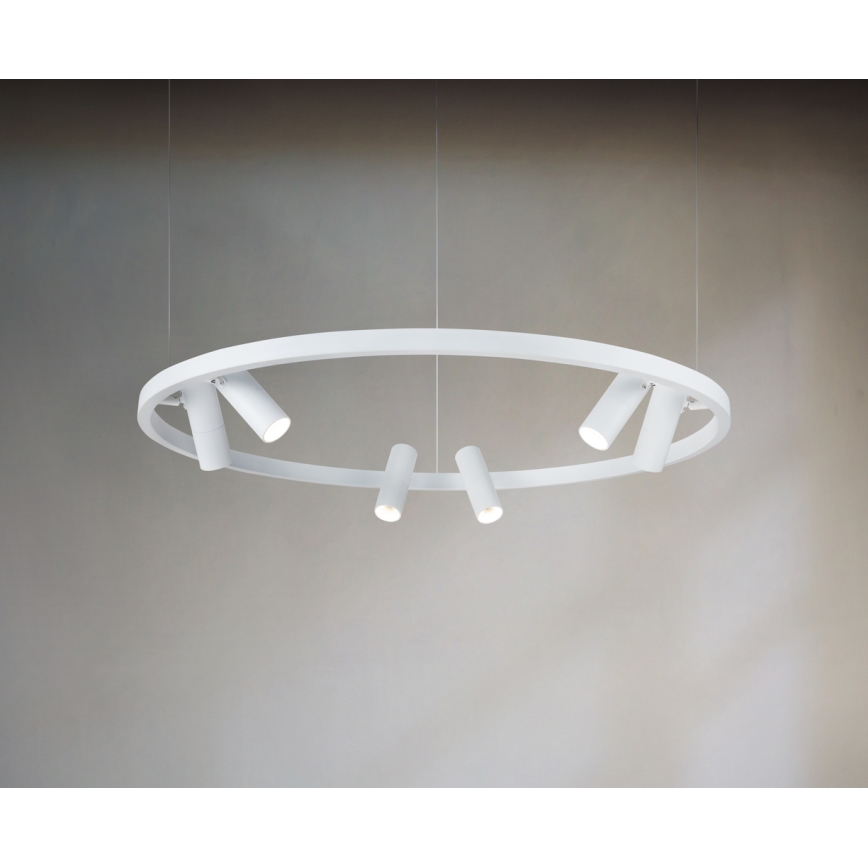 Maytoni MOD102PL-L42W - Lampadario LED a sospensione con cavo SATELLITE LED/42W/230V bianco
