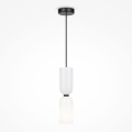 Maytoni MOD177PL-01W - Lampadario a sospensione con filo MEMORY 1xE14/40W/230V bianco