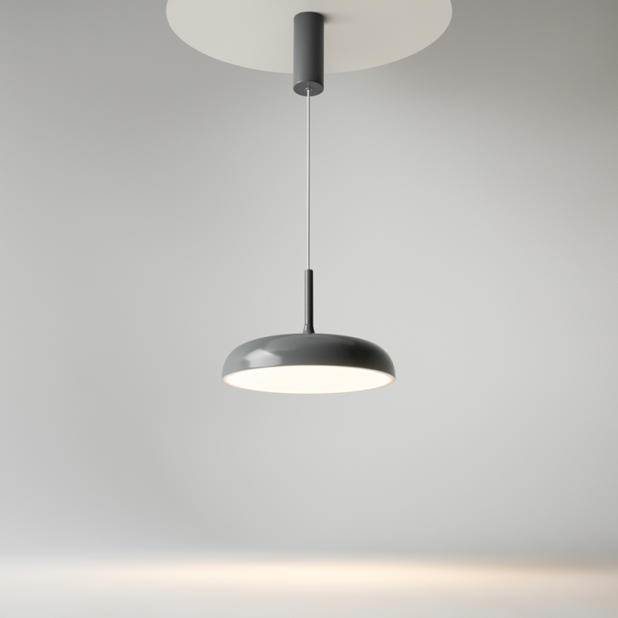 Maytoni MOD189PL-L12GR3K1 - Lampadario a sospensione con cavo GERHARD LED/19W/230V Ø 30 cm grigio