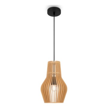 Maytoni MOD191PL-01W - Lampadario a sospensione con filo ROOTS 1xE27/40W/230V diametro 20 cm beige