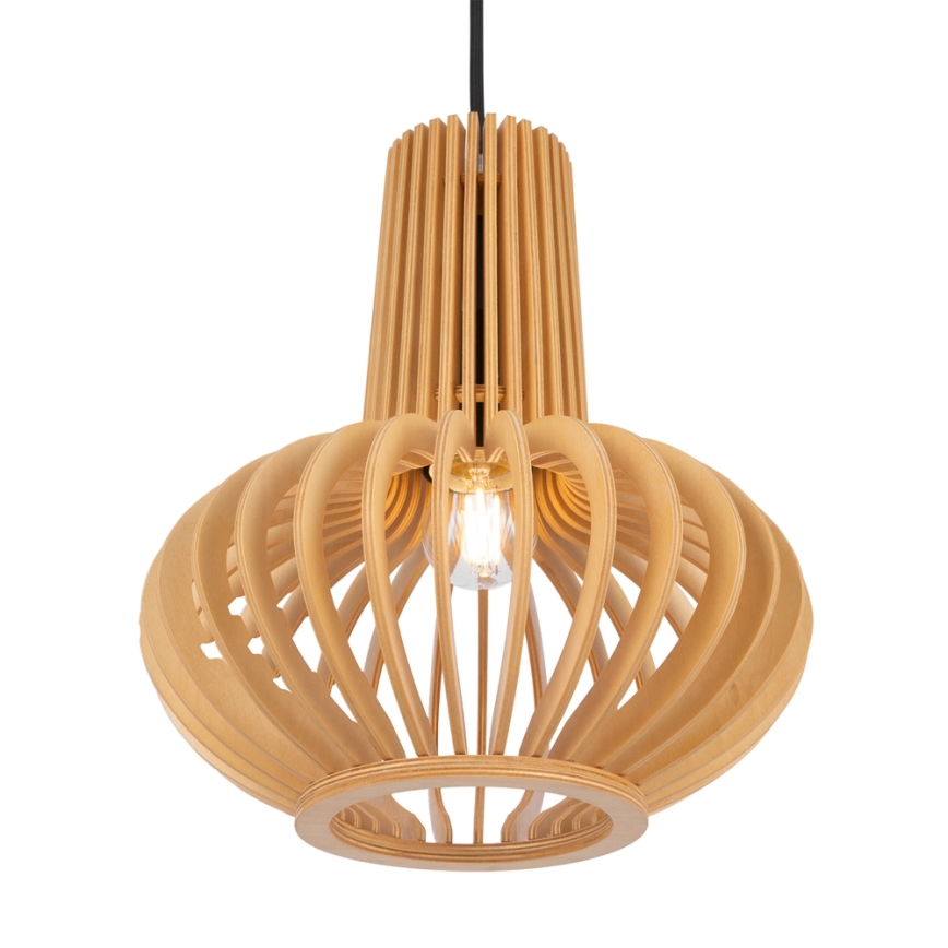 Maytoni MOD193PL-01W - Lampadario a sospensione con filo ROOTS 1xE27/40W/230V diametro 22,5 cm beige