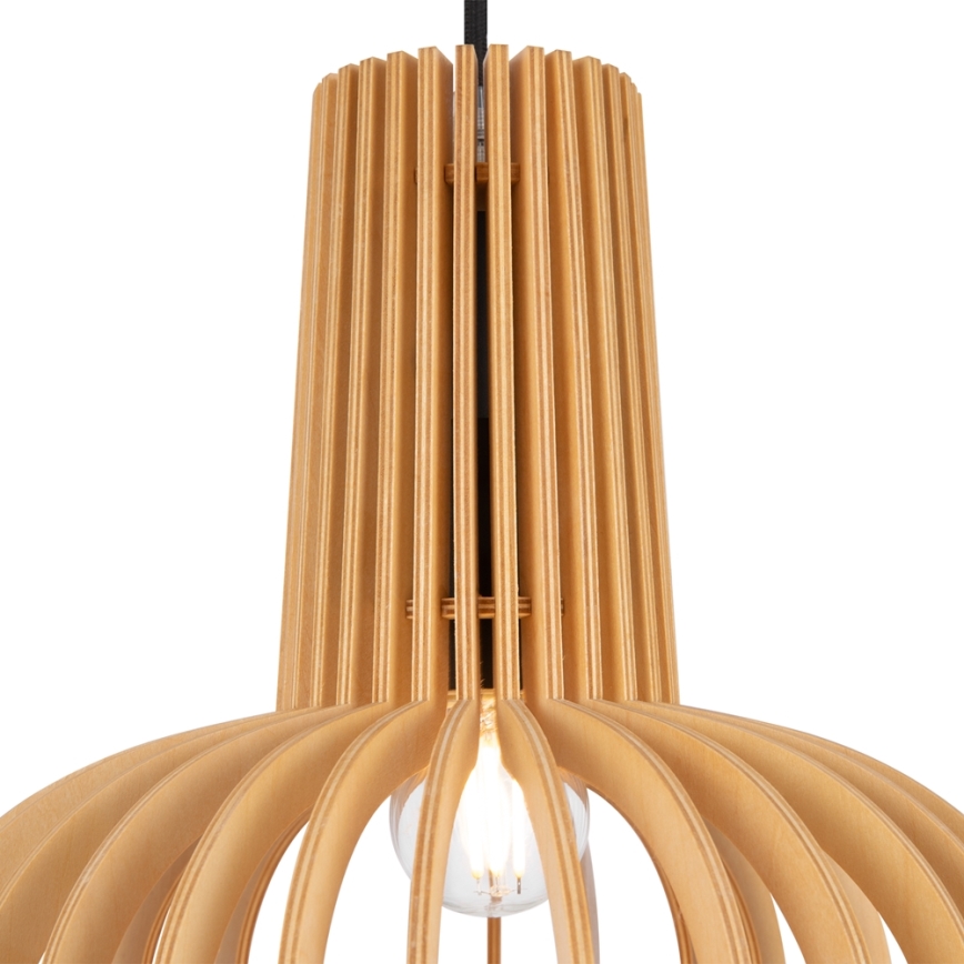 Maytoni MOD193PL-01W - Lampadario a sospensione con filo ROOTS 1xE27/40W/230V diametro 22,5 cm beige