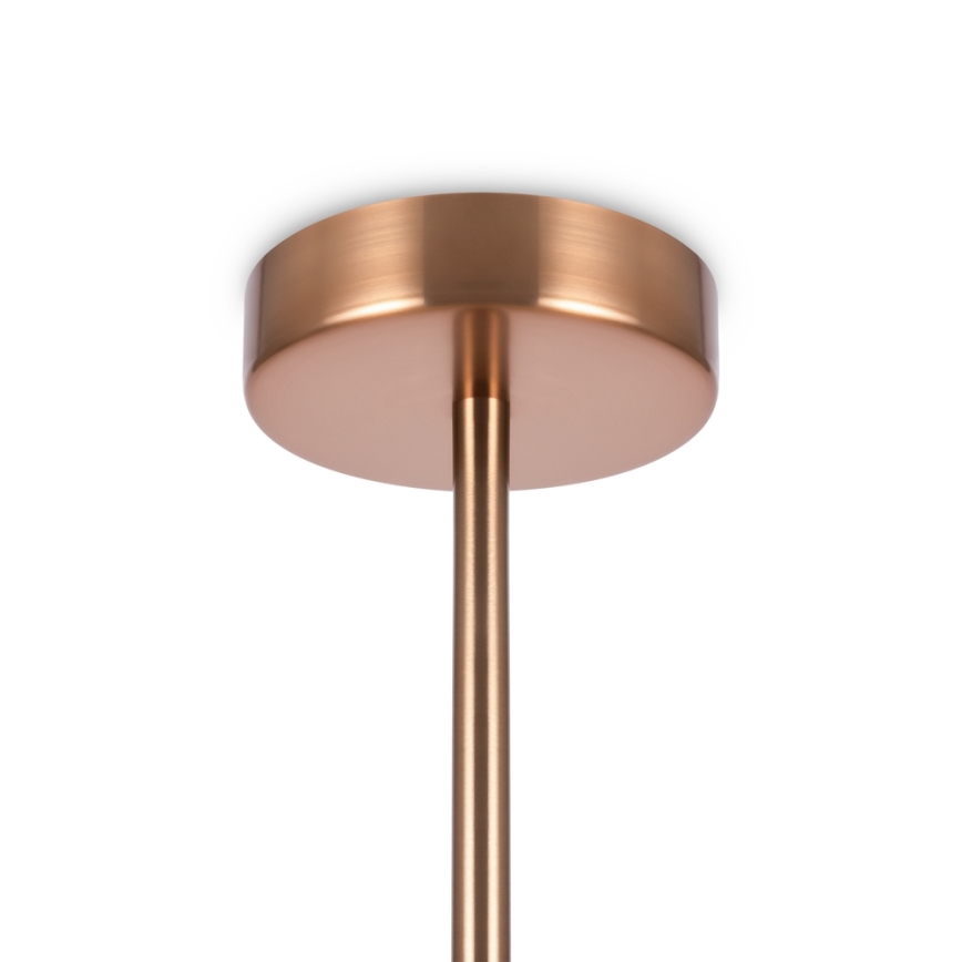 Maytoni MOD221PL-03BS - Lampadario a sospensione con supporto rigido ERICH 3xE14/40W/230V rame