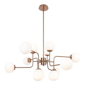 Maytoni MOD221PL-12G - Lampadario a sospensione con supporto rigido ERICH 12xE14/40W/230V rame