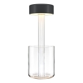 Maytoni MOD229TL-L3B3K1 - Lampada da tavolo portatile ricaricabile dimmerabile LED/3W/5V 2200-4000K 2000 mAh nero/trasparente
