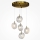 Maytoni MOD254PL-05BS - Lampadario a sospensione con filo FROZEN 5xG4/28W/230V ottone