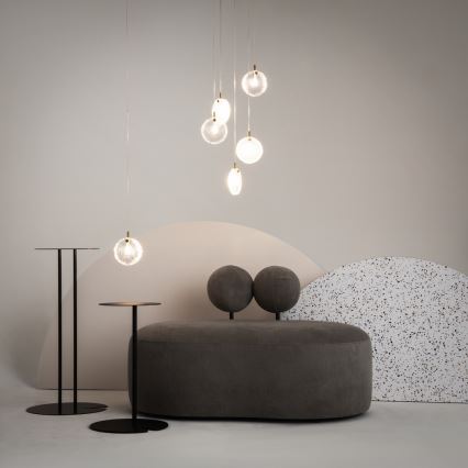 Maytoni MOD254PL-05BS - Lampadario a sospensione con filo FROZEN 5xG4/28W/230V ottone