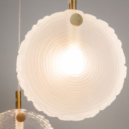 Maytoni MOD254PL-05BS - Lampadario a sospensione con filo FROZEN 5xG4/28W/230V ottone