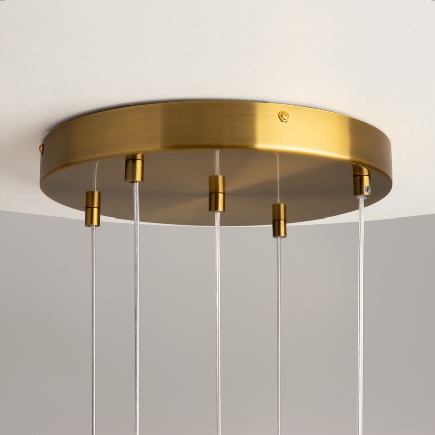 Maytoni MOD254PL-05BS - Lampadario a sospensione con filo FROZEN 5xG4/28W/230V ottone