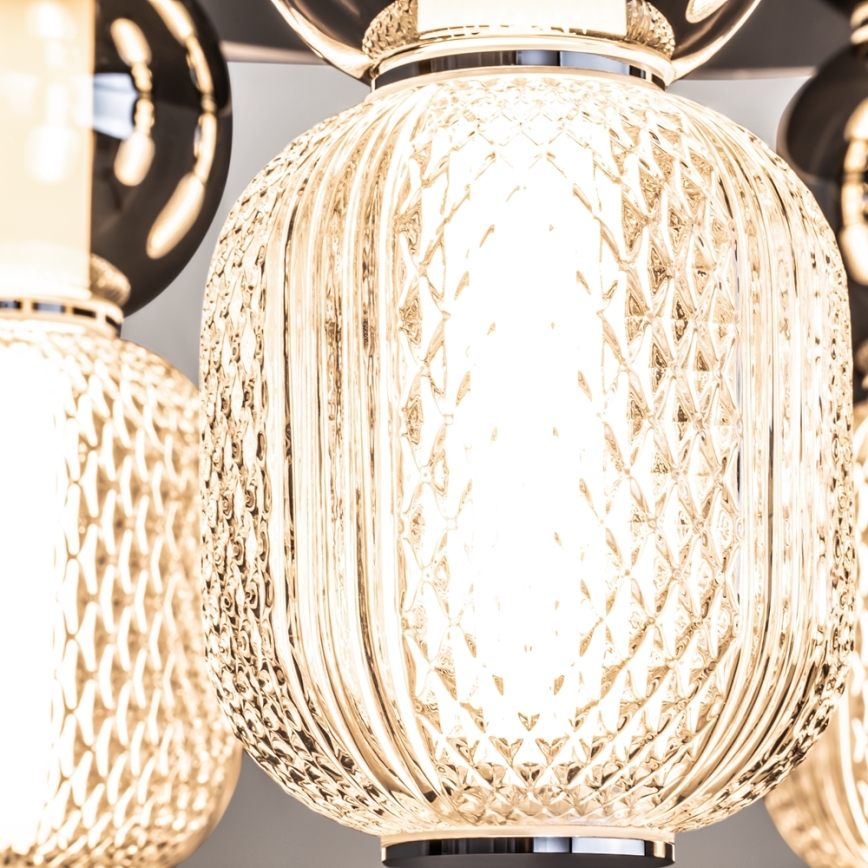 Maytoni MOD273CL-L60CH3K - Plafoniera LED DROP 4xLED/15W/230V diametro 43 cm cromo lucido