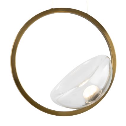 Maytoni MOD327PL-L5BS3K - Lampadario LED a sospensione con filo LUNARE LED/5W/230V oro