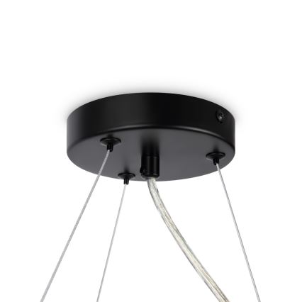 Maytoni MOD545PL-11B - Lampadario a sospensione con filo DALLAS 11xG9/28W/230V nero