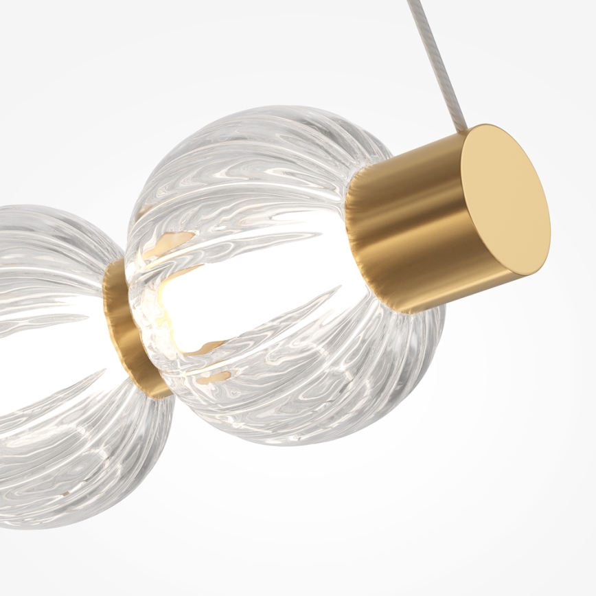 Maytoni MOD555PL-L35G3K - Lampadario LED a sospensione con filo AMULET LED/40W/230V 3000K oro