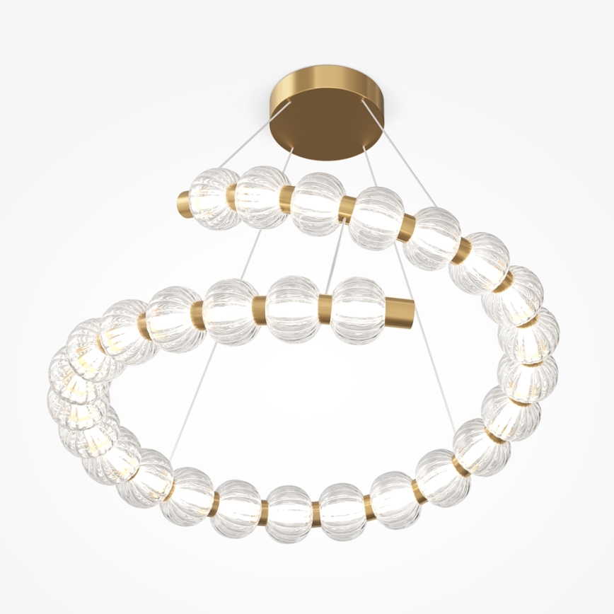 Maytoni MOD555PL-L35G3K - Lampadario LED a sospensione con filo AMULET LED/40W/230V 3000K oro