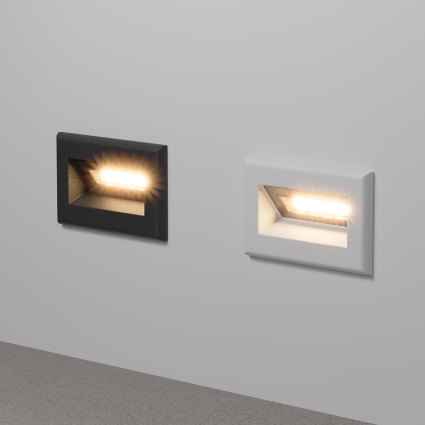 Maytoni O045SL-L3B3K - Luce da esterno da incasso LED BOSCA LED/3W/230V 3000K IP65 nero
