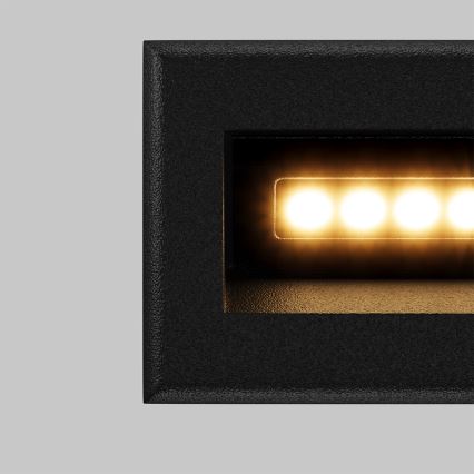 Maytoni O045SL-L3B3K - Luce da esterno da incasso LED BOSCA LED/3W/230V 3000K IP65 nero