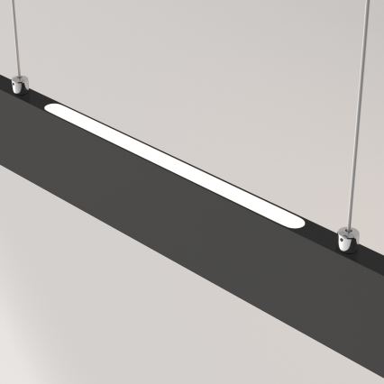 Maytoni P010PL-L23B4K - Lampadario LED a sospensione con filo STEP LED/23W/230V 4000K 91 cm nero