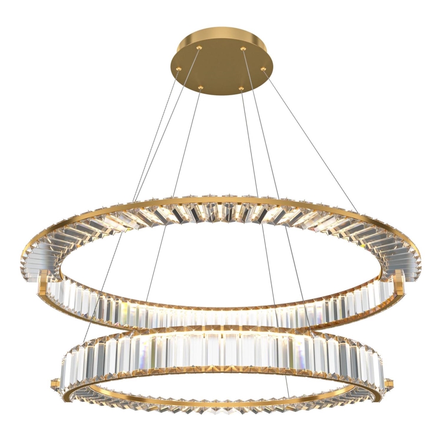 Maytoni P097PL-L90G4K - Lampadario LED a sospensione con filo KRONE LED/90W/230V CRI 90 diametro 80,5 cm oro